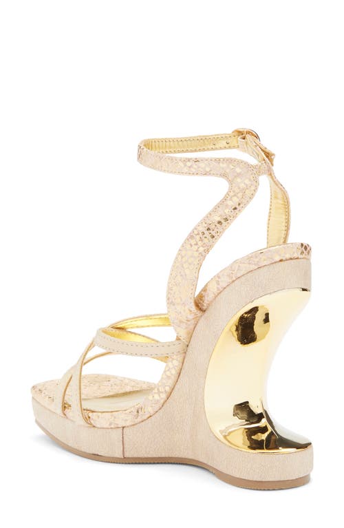 ASHLEY KAHEN ASHLEY KAHEN MAMA MIA CUTOUT WEDGE SANDAL