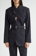 MONSE Harness Pinstripe Tailored Jacket