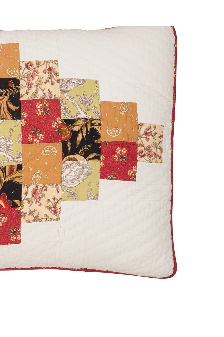 Colleen Cotton Standard Pillow Sham, Alternate, color, White