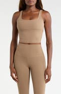 MPG Crop Rib Tank Top