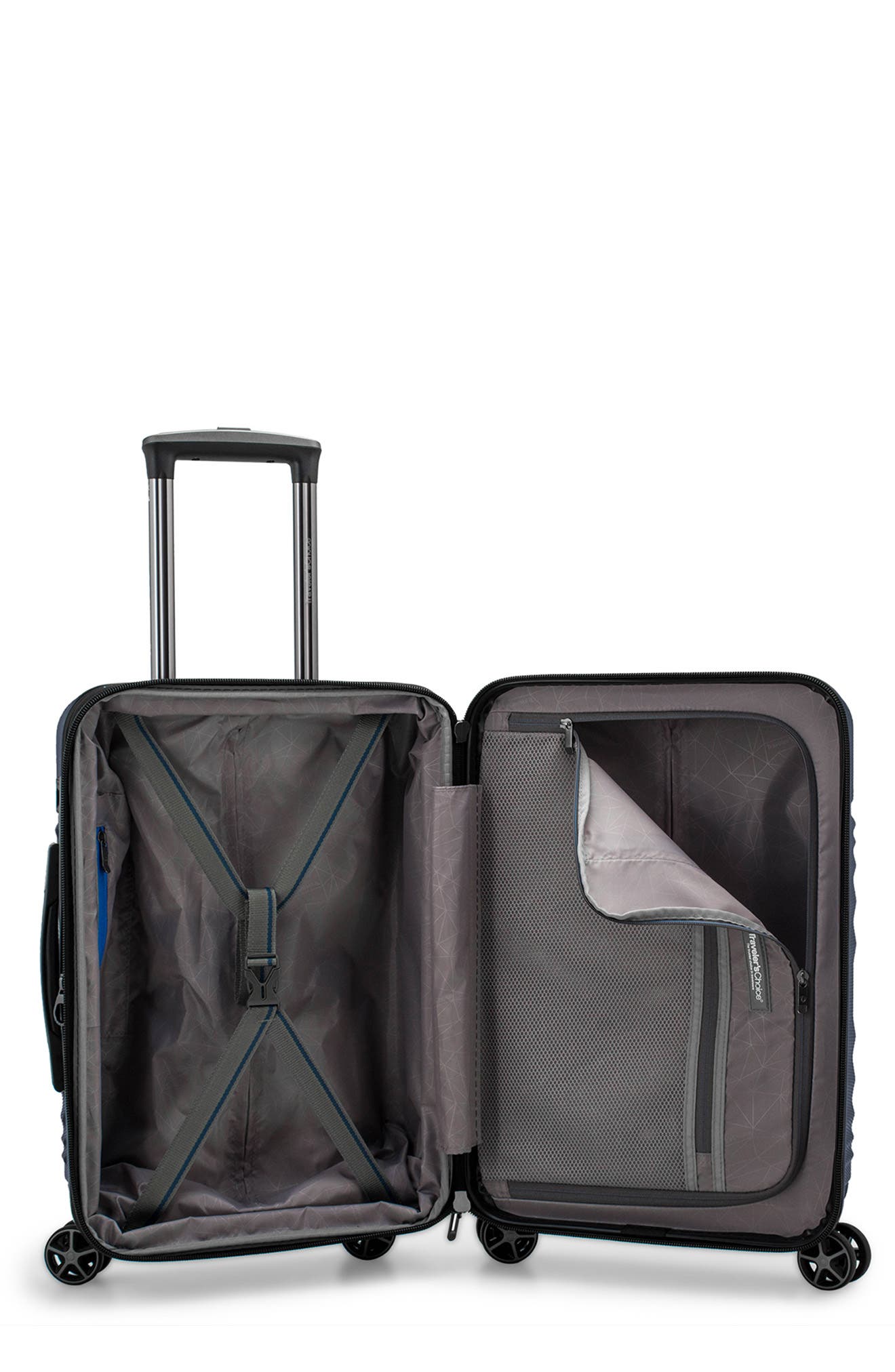 TRAVELERS CHOICE Pomona II 21" Durable Hardside Spinner Case, Alternate, color, 