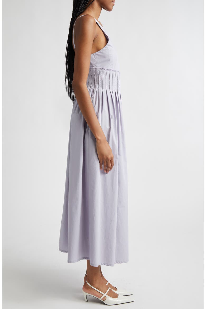 Iris Poplin Midi Dress, Alternate, color, LILAC