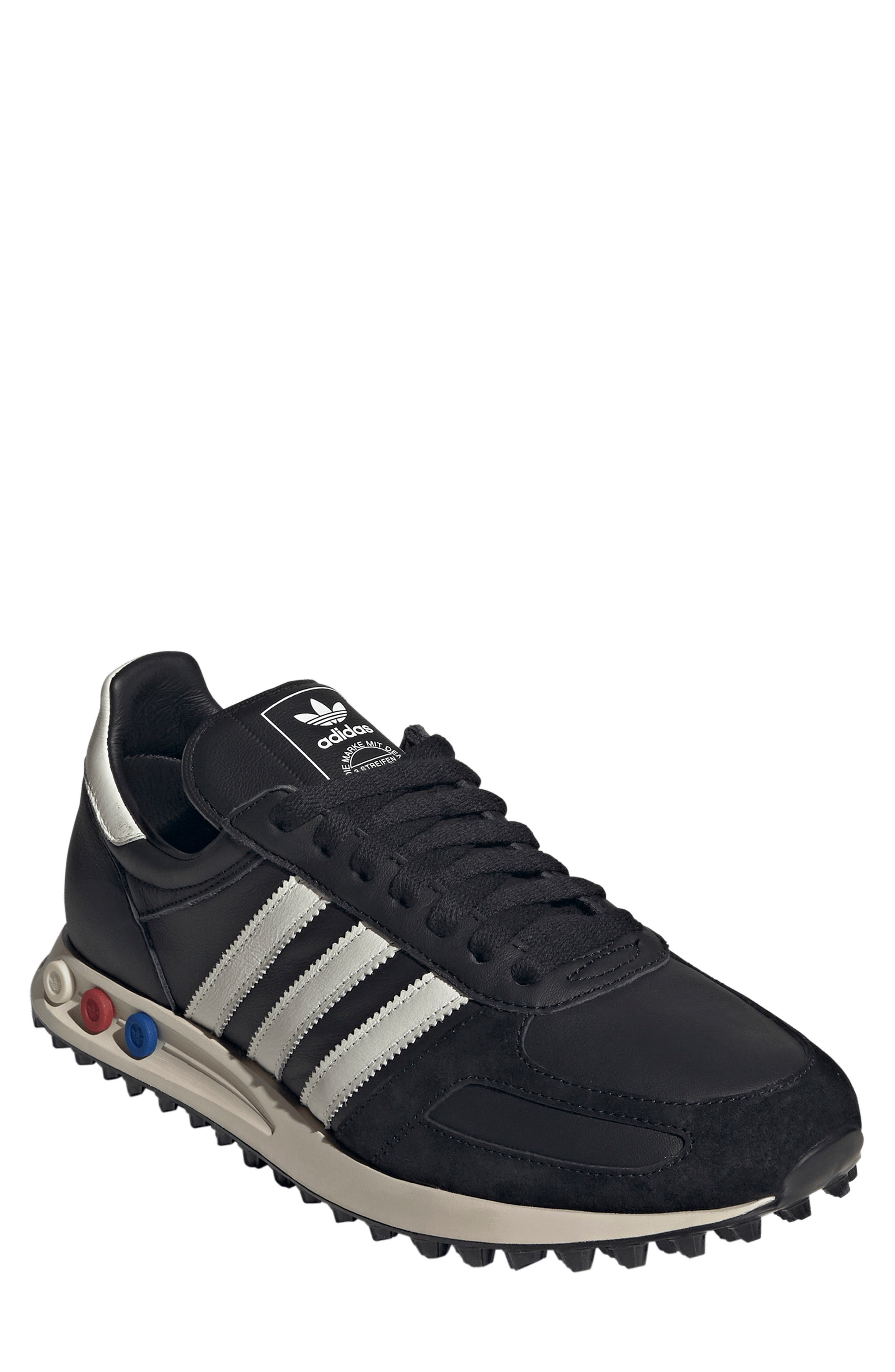 adidas Gender Inclusive LA Trainer OG Made in USA Sneaker, Main, color, Core Black/ White/ Carbon