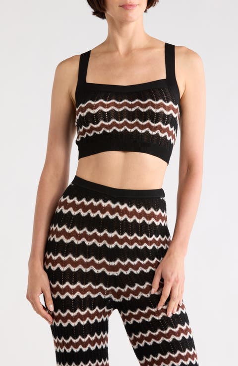 Stephanie Crop Sweater Tank