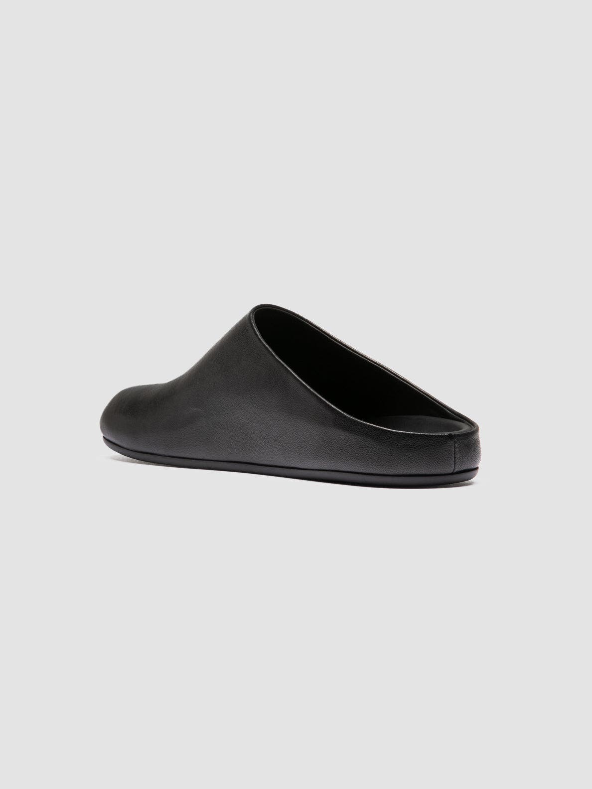BABOUCHE 001 Leather Slides, Alternate, color, Black