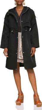 Avec Les Filles Hooded Utility Coat