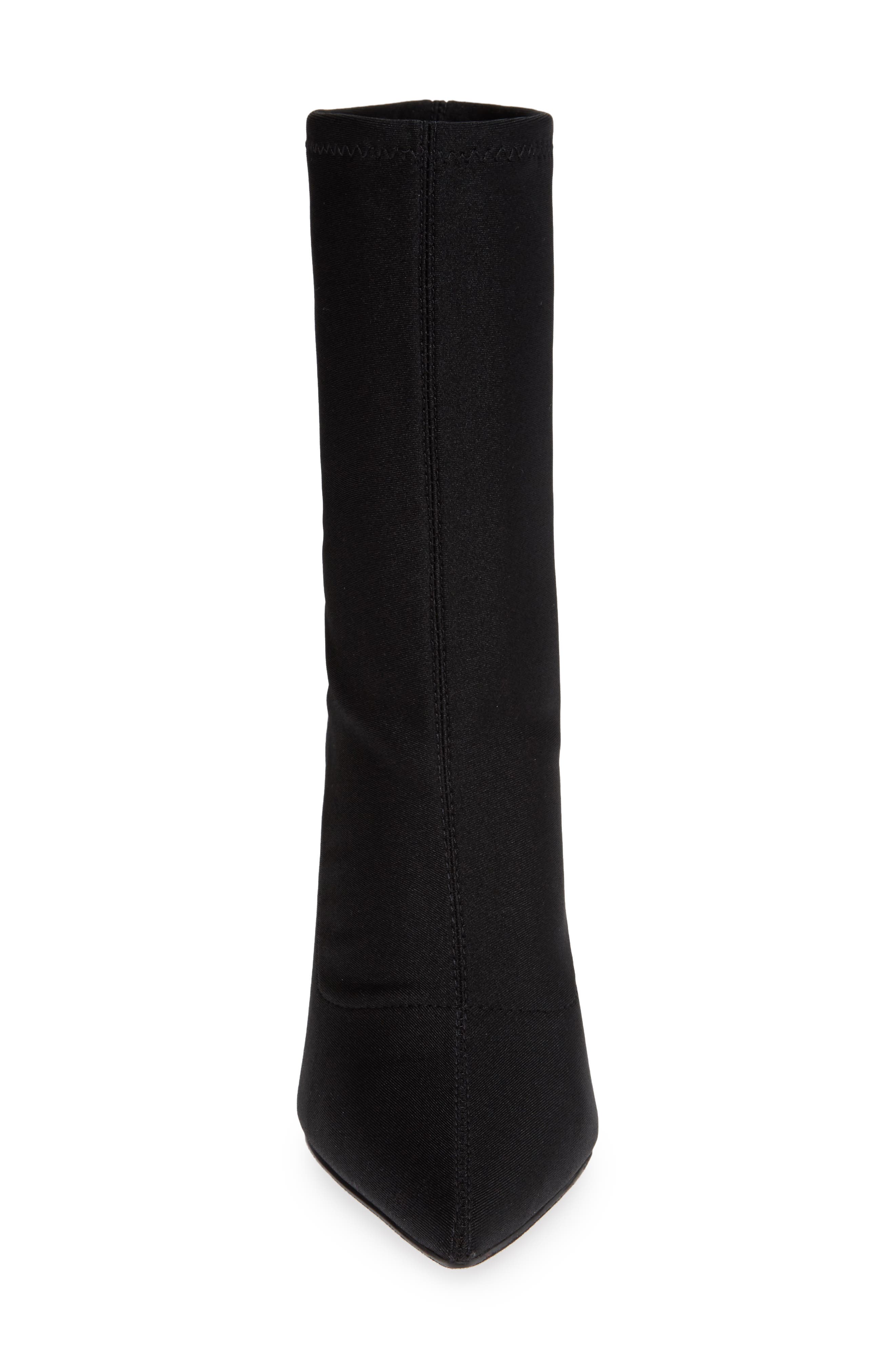 Mada Stretch Bootie, Alternate, color, BLACK FABRIC