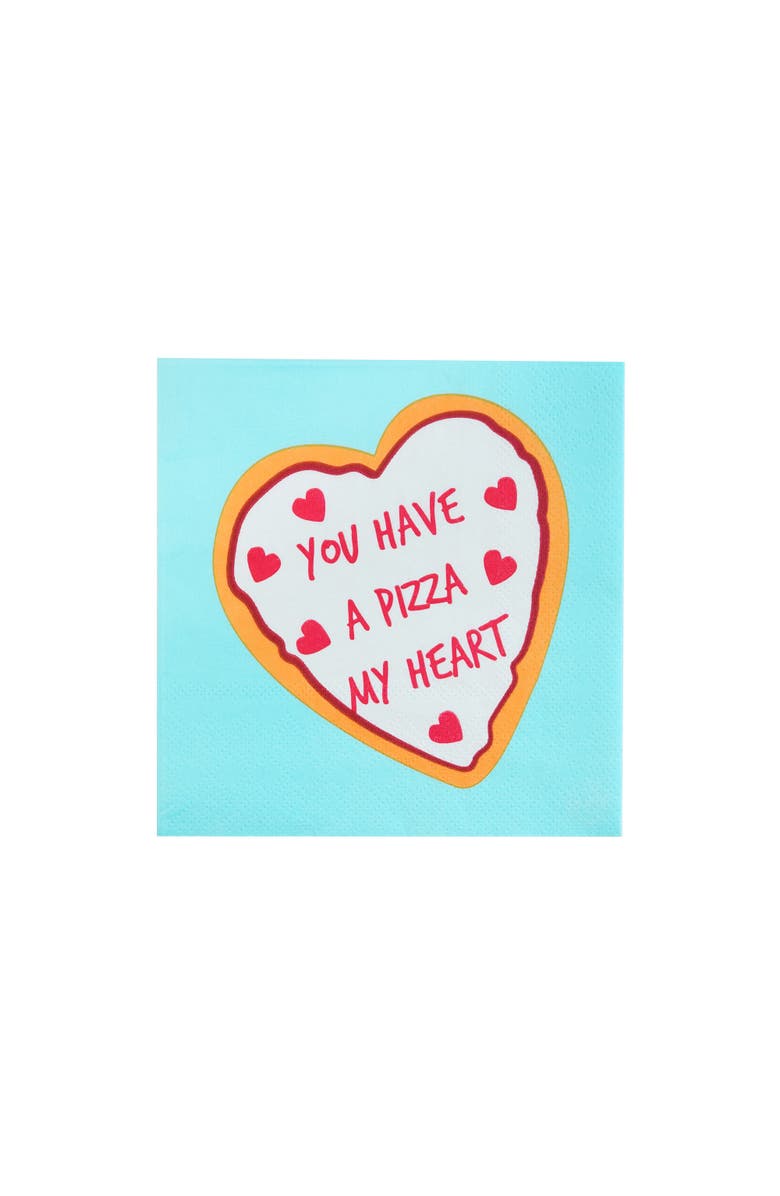 Jollity & Co. Y2K Pizza My Heart Cocktail Napkins, Main, color, Assorted Pre-Pack