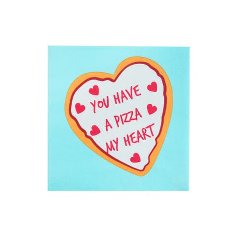 Y2K Pizza My Heart Cocktail Napkins