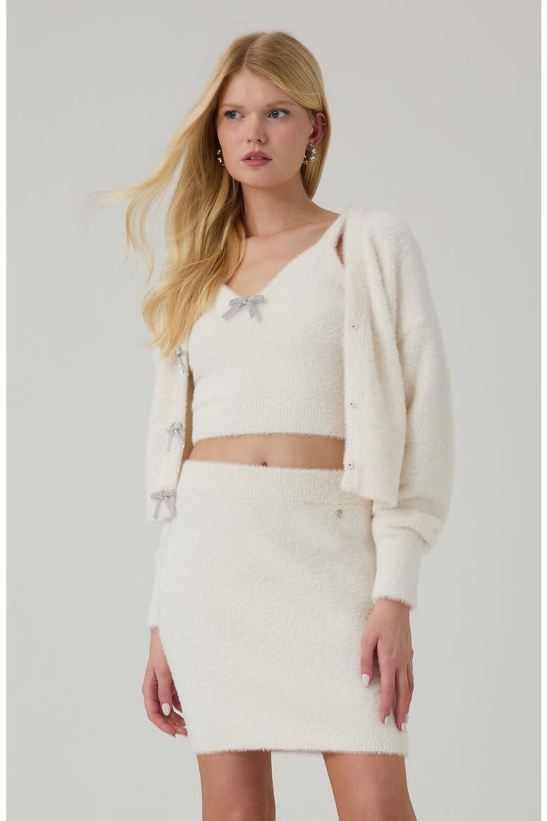 Kara Bow Fuzzy Crop Tank Top, Alternate, color, G012-OPEN
