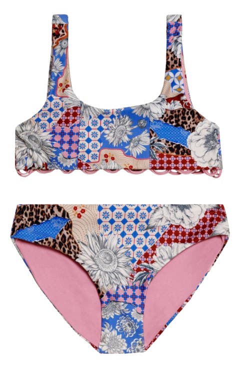 Kids' Dolce Patchwork Two-Piece Swimsuit (Toddler, Little Kid & Big Kid)