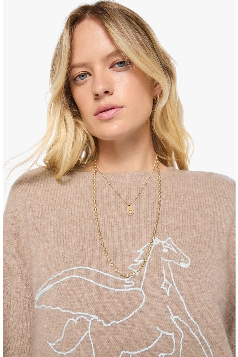 The Biggie Jumper Wool & Cashmere Sweater, Alternate, color, WHEAT