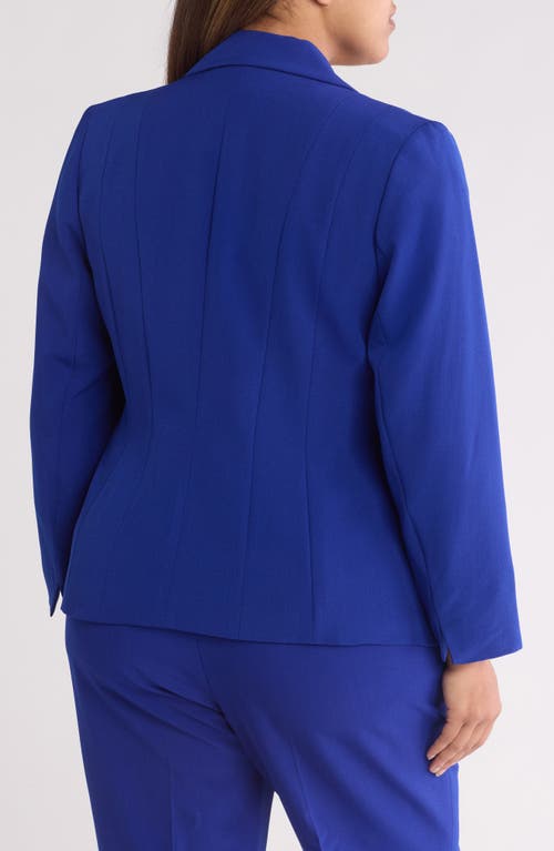 Kasper Cardigan-style Stretch Crepe Blazer