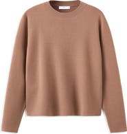 MANGO Fine Knit Crewneck Sweater