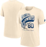 Nike Men's Nike  Natural Dallas Cowboys Rewind Tri-Blend T-Shirt