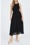 Mixed Media Midi Dress