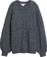 Treasure & Bond Cable Crewneck Sweater