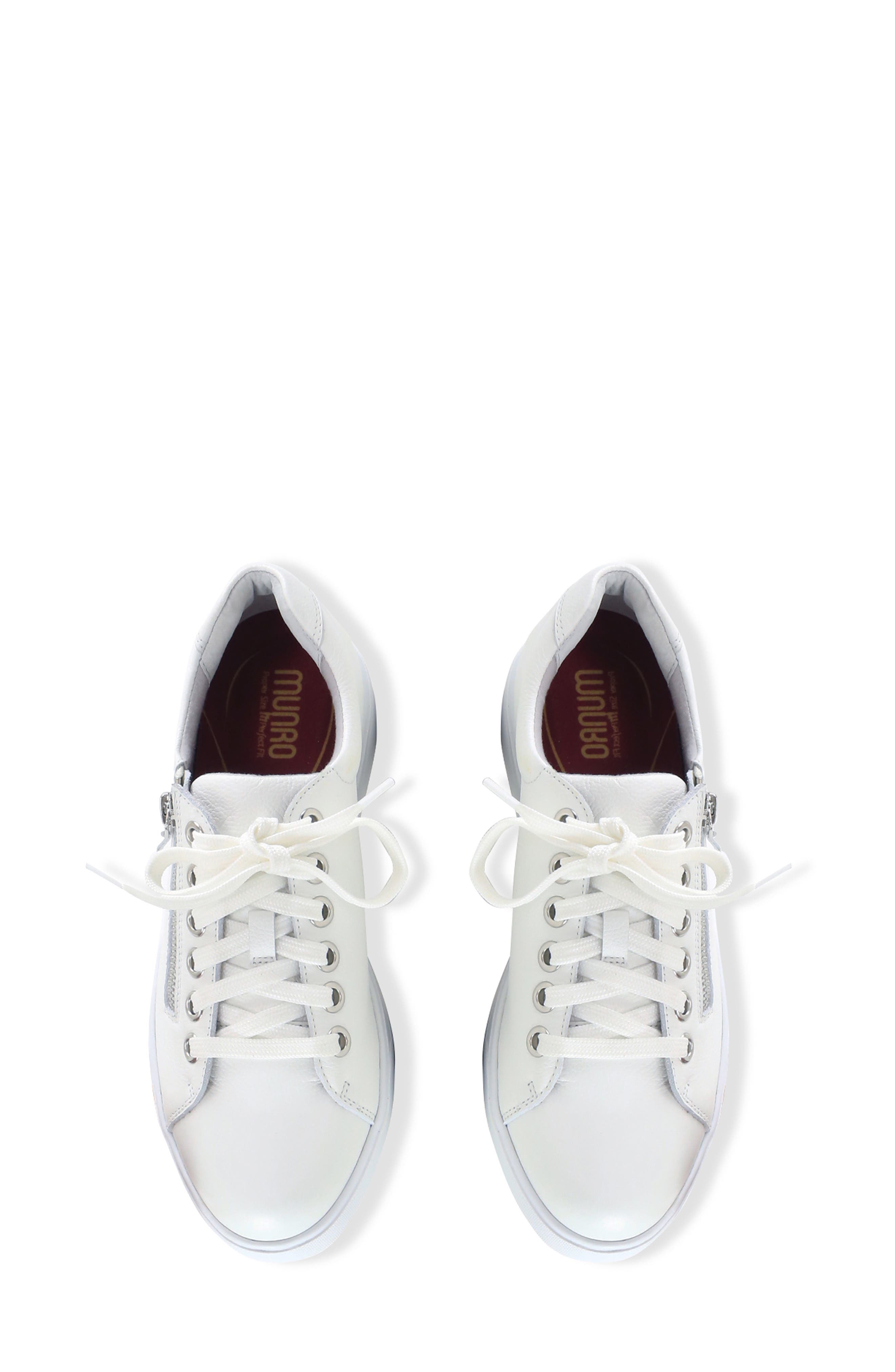 Tilly Sneaker, Alternate, color, WHITE LEATHER