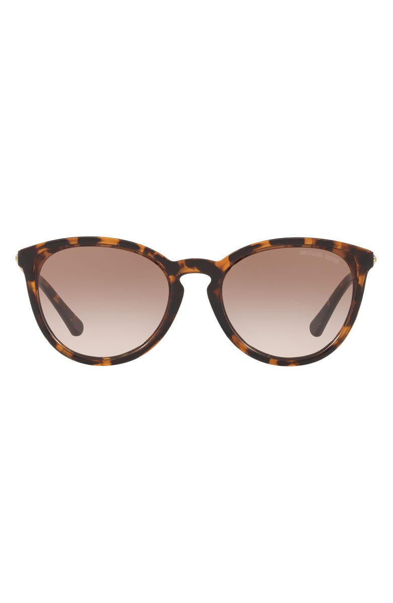 Michael Kors 56mm Gradient Round Sunglasses, Main, color, 