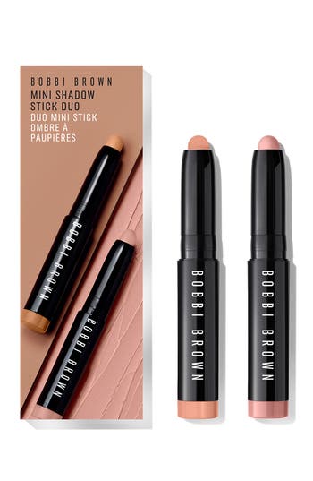 Bobbi Brown Mini Long-wear Cream Eyeshadow Stick Duo $34 Value In Transparent
