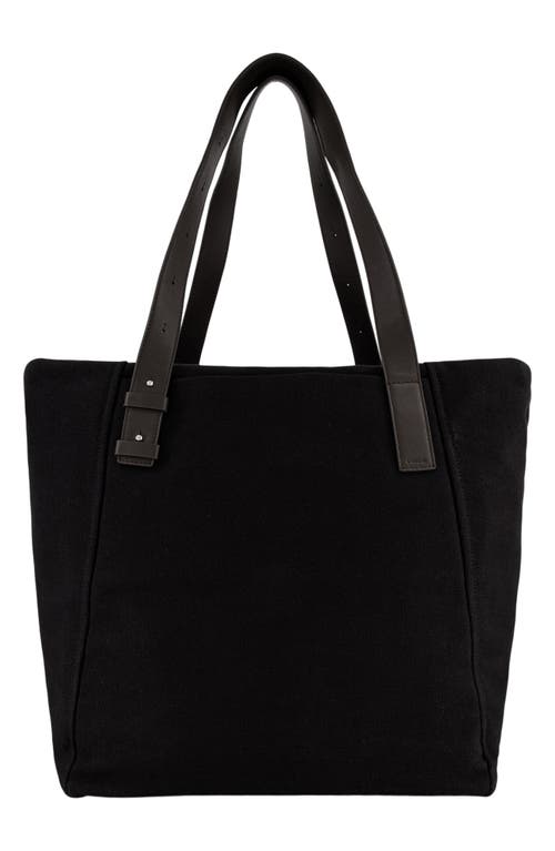 Vince Extra Large Canvas Tote In Black