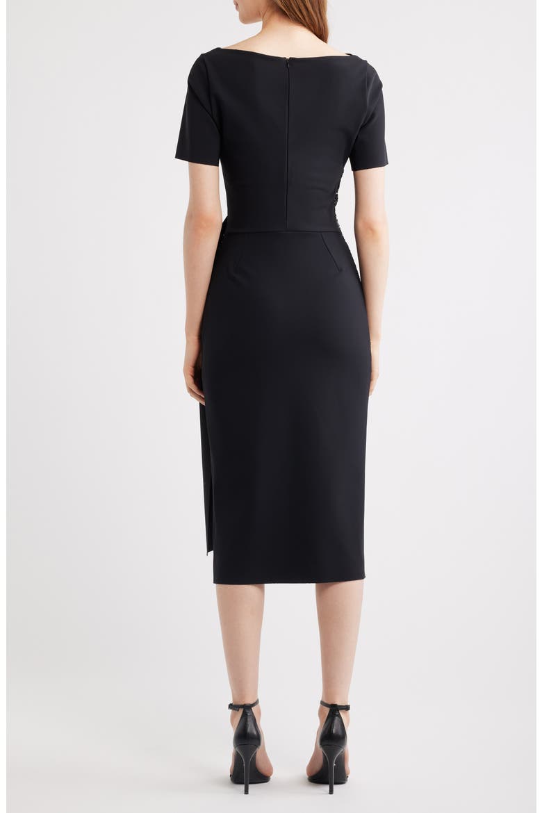 Sedva Sequin Cocktail Dress, Alternate, color, 37 BLACK