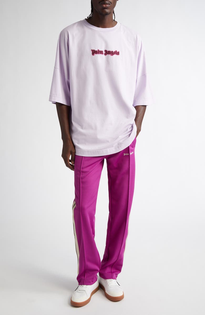 Palm Angels Neon Logo Oversize T-Shirt, Alternate, color,