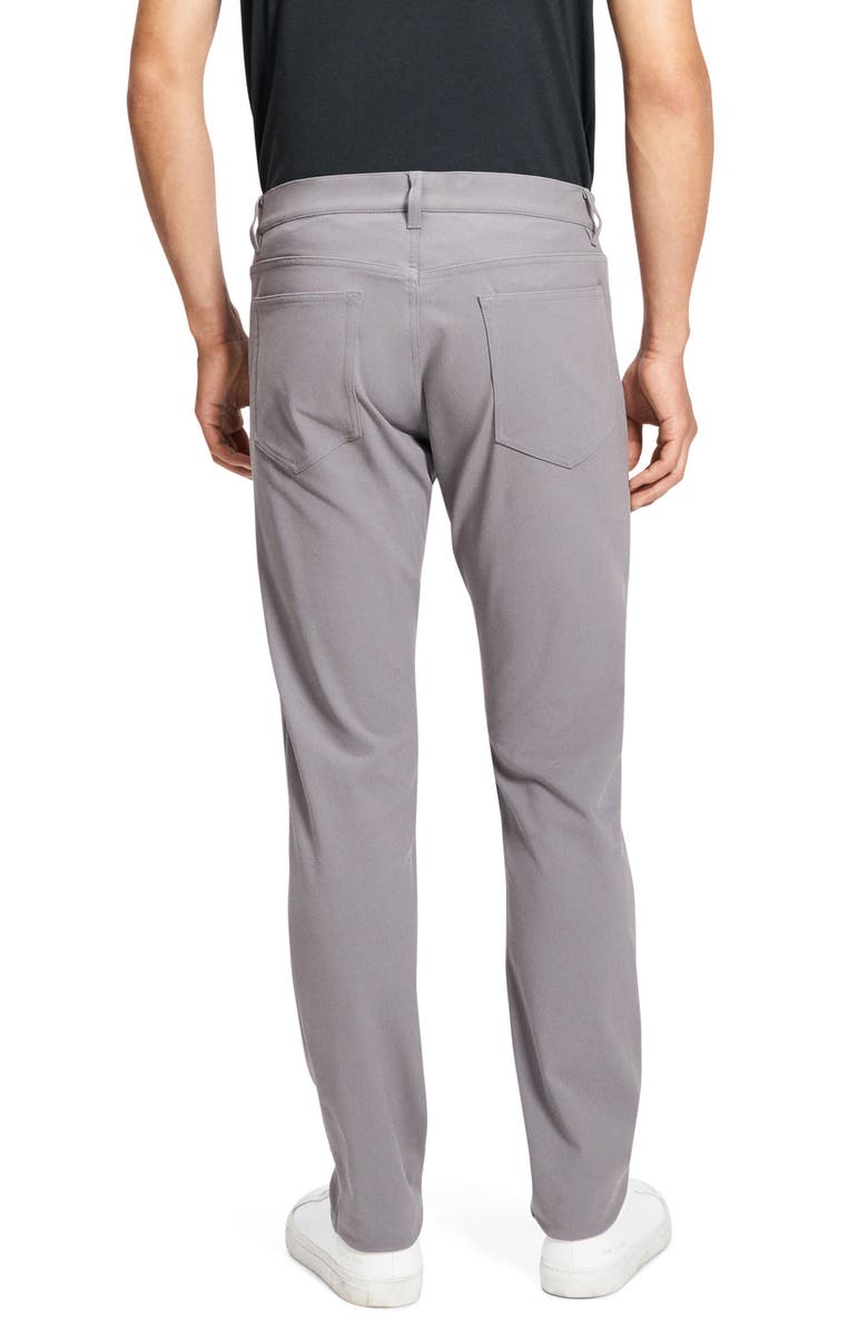 Theory Raffi Twill Pants, Alternate, color, Soft Grey