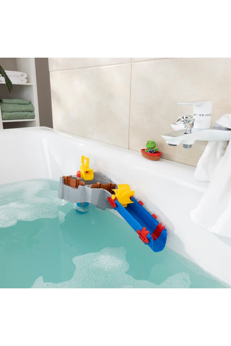 Sploshy Mountain, Bathtime & Water Play Set, Toy Boat & Frog Figurine, Alternate, color, Multicolored