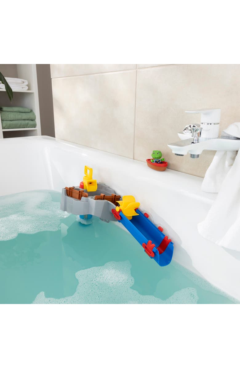 AquaPlay Sploshy Mountain, Bathtime & Water Play Set, Toy Boat & Frog Figurine, Alternate, color, Multicolored