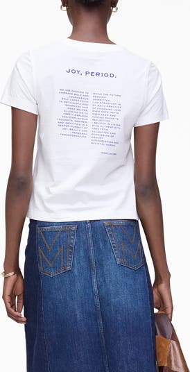 Joy, Period Slim Cut Graphic T-Shirt
