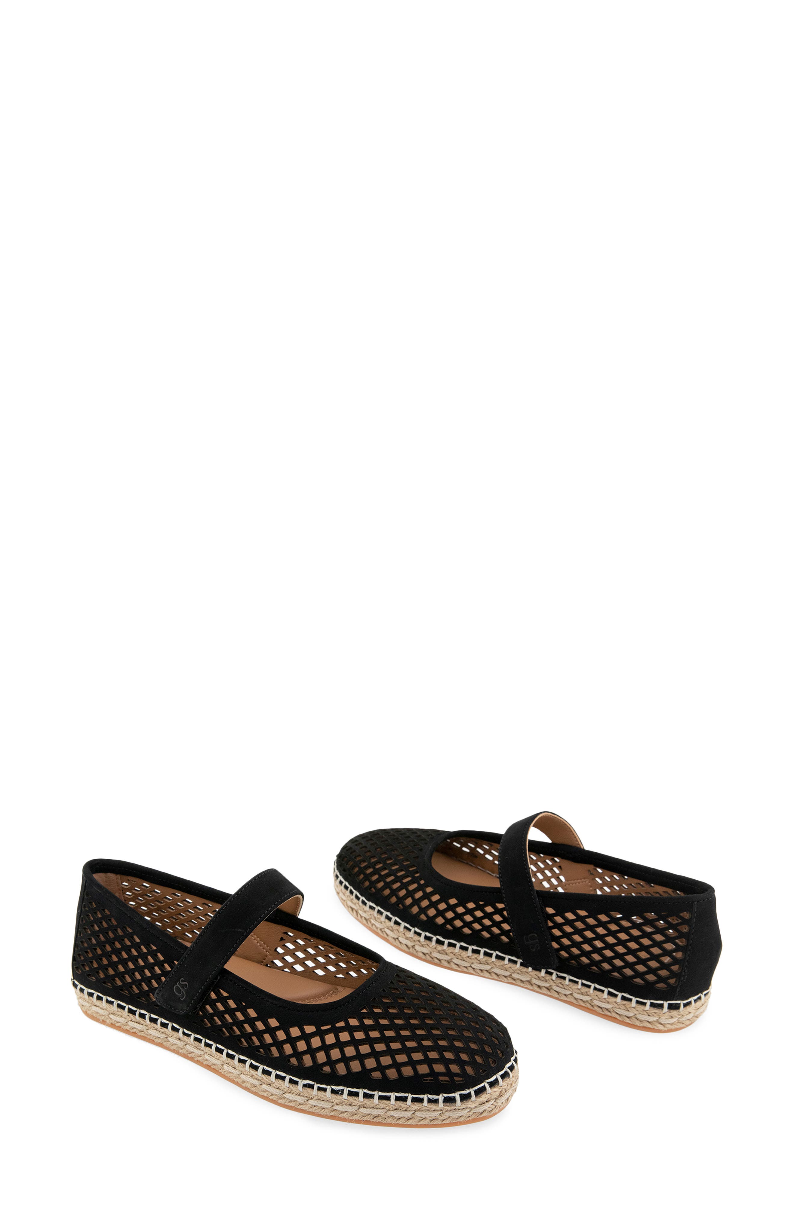 Gentle Souls Sienna Mary Jane Flat, Alternate, color, Black Nubuck