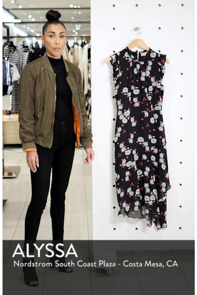 Flutter Sleeve Asymmetrical Hem Dress video