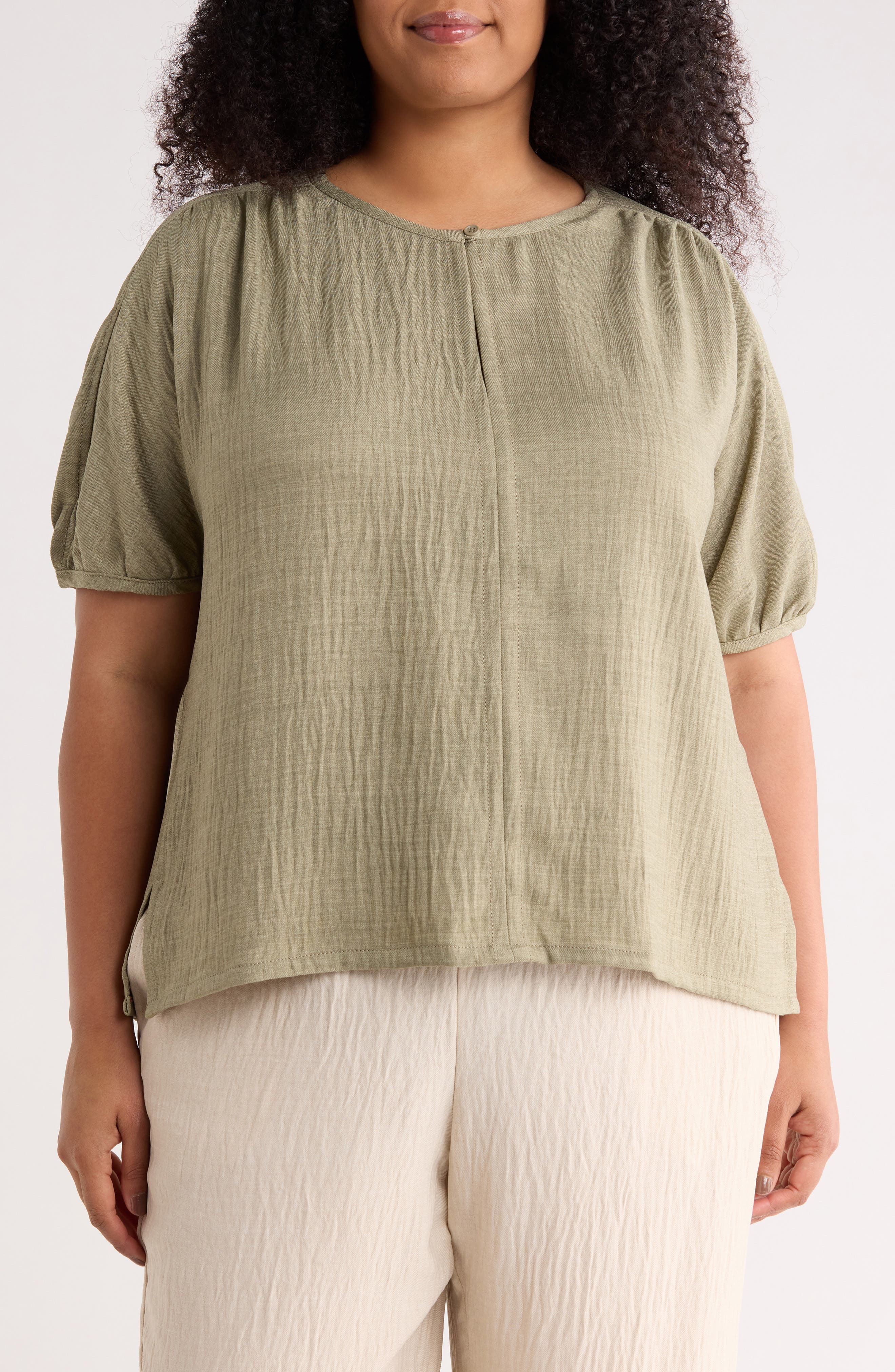 Bubble Short Sleeve Top - image 5