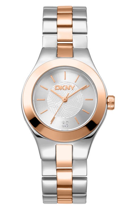 Urban Two-Tone Bracelet Watch, 30mm
