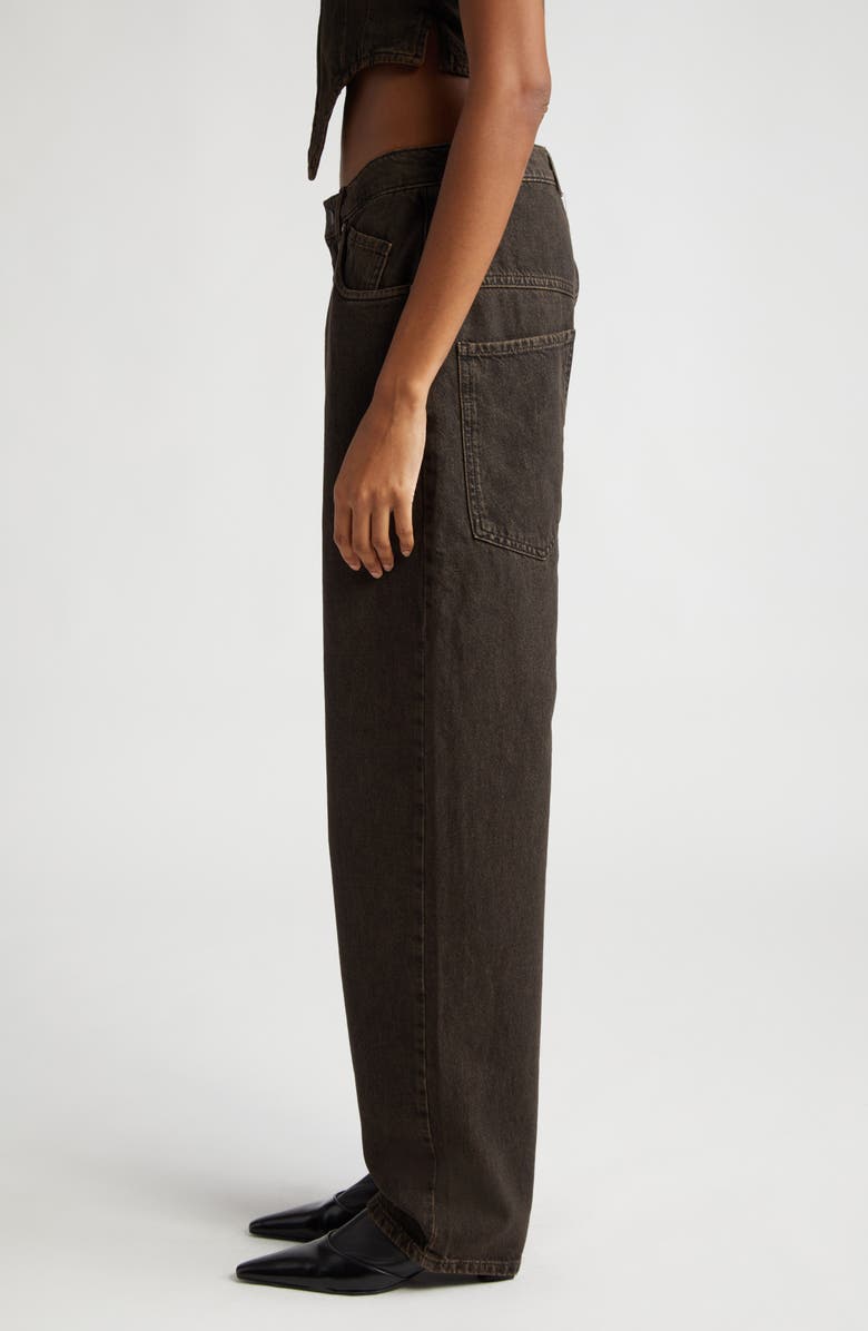 Miaou Echo Drop Crotch Low Rise Baggy Jeans, Alternate, color,
