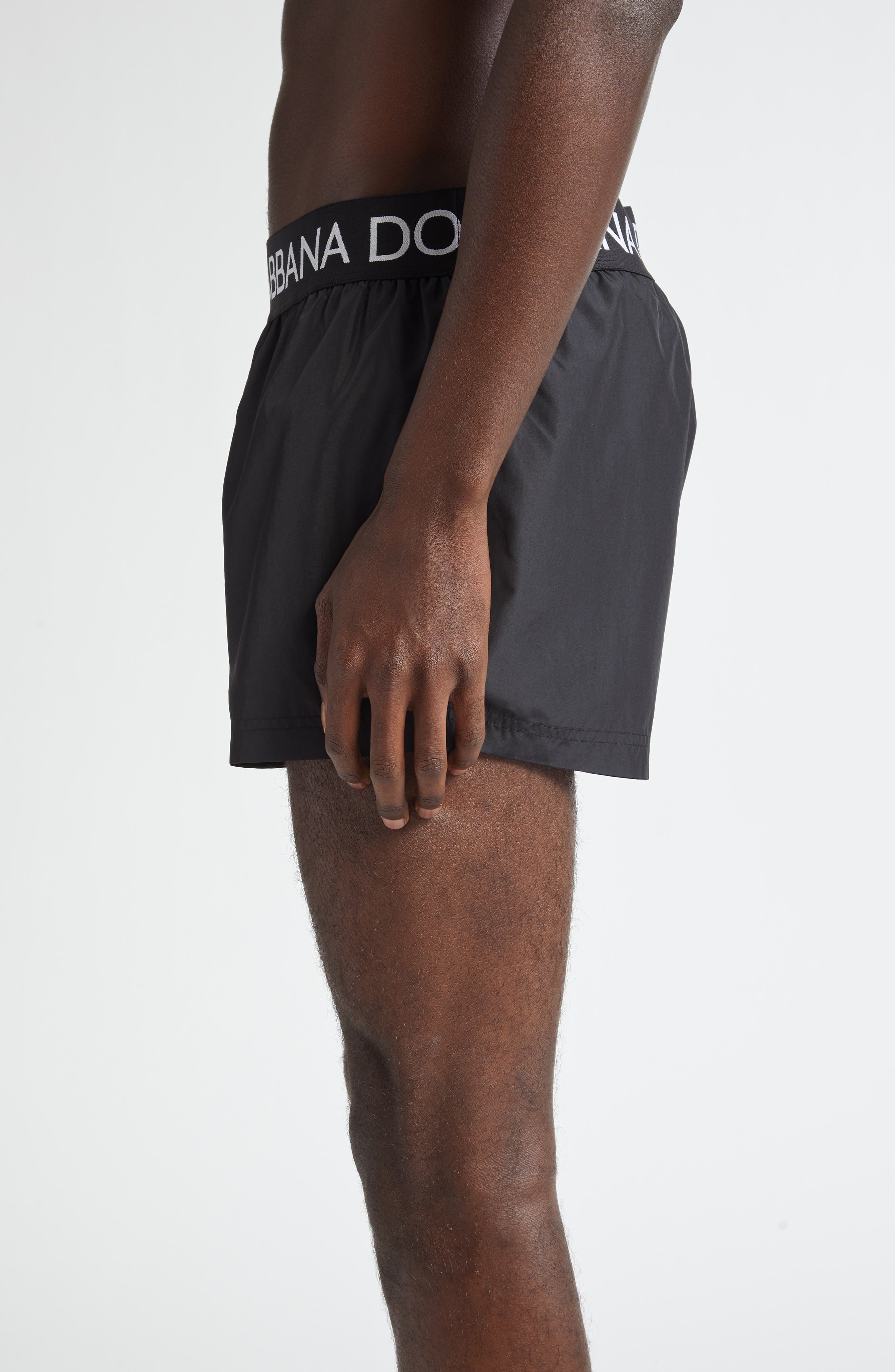 D&G ロゴ入りネイビースイムウェア y2k Dolce&Gabbana Logo Waistband Swim Trunks (Men) | Nordstrom