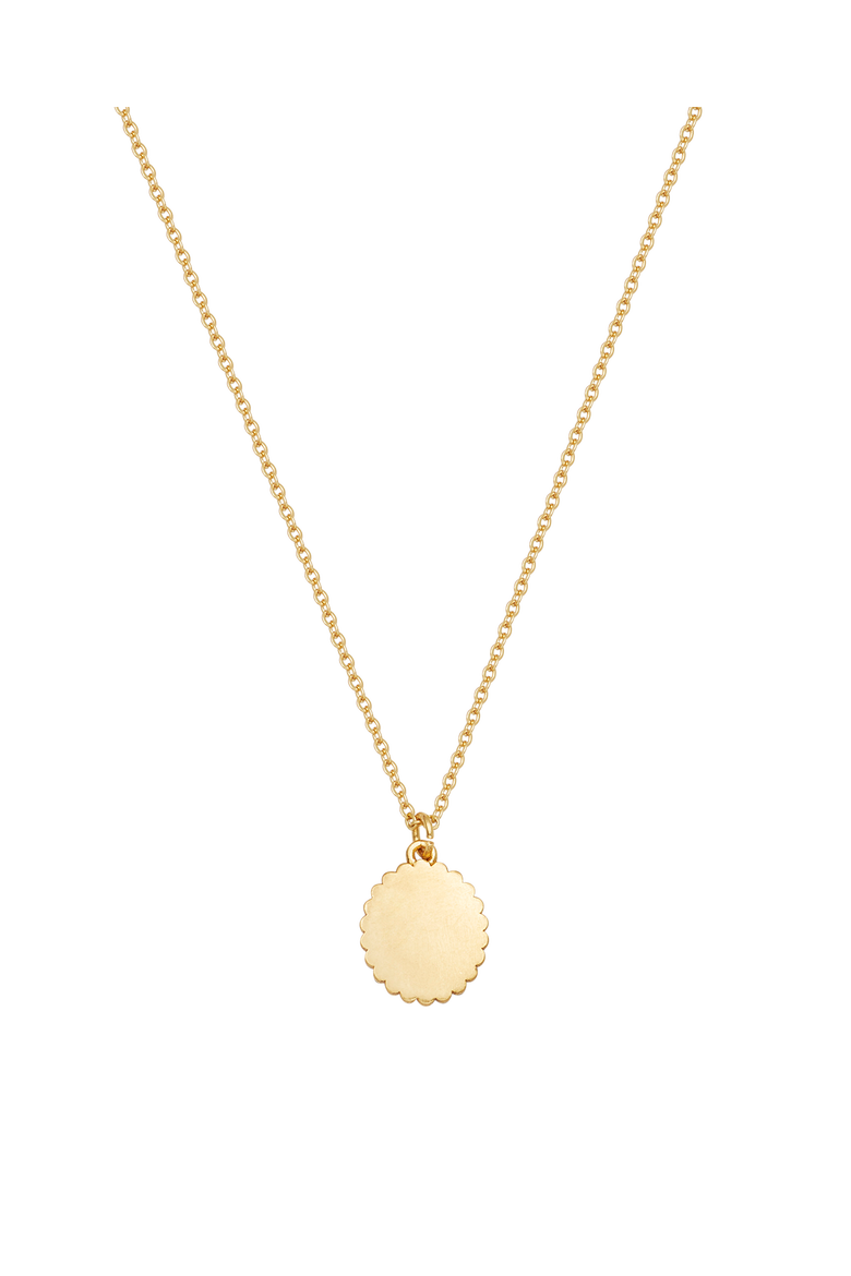 Eve Floral Necklace, Alternate, color, Gold