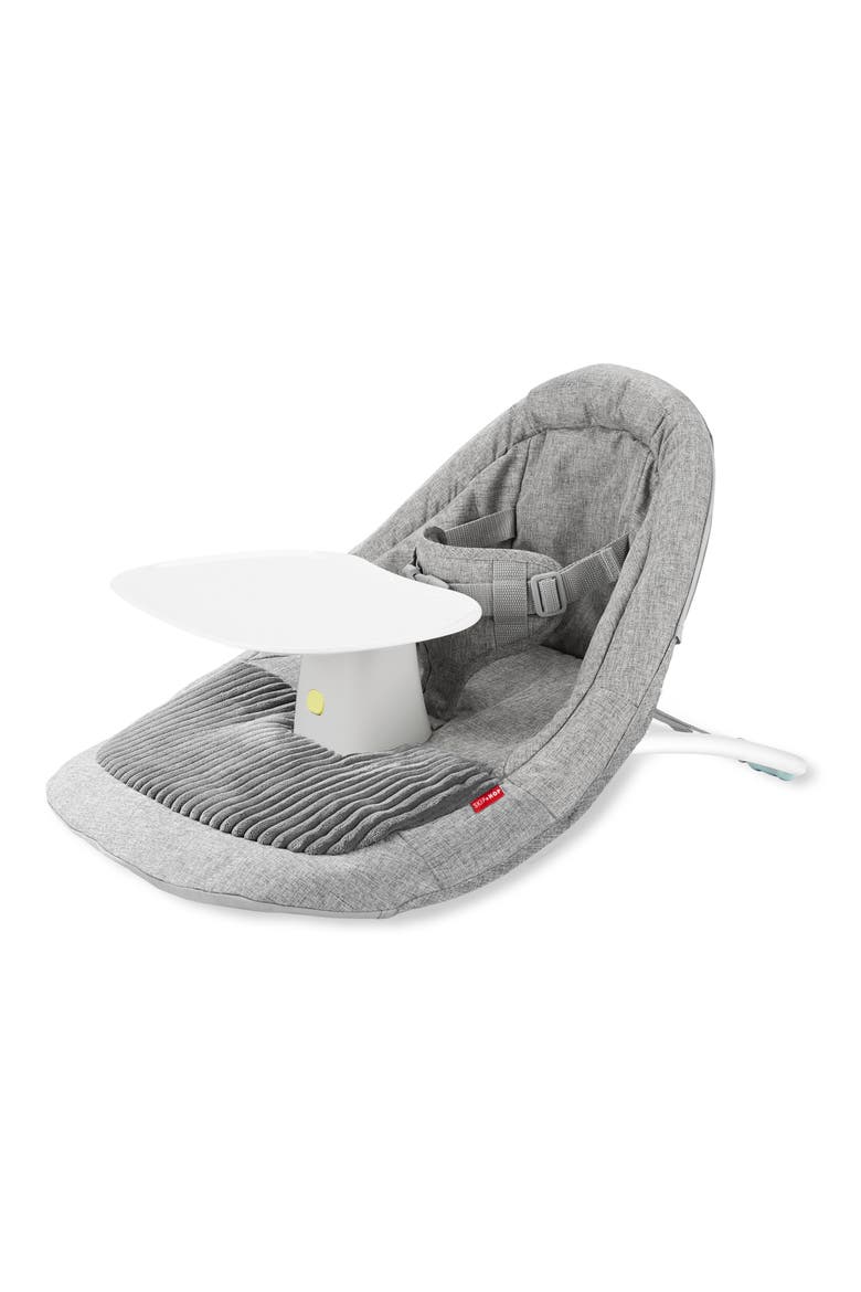 Silver Lining Cloud™ Upright Floor Seat & Tray Set, Main, color, GREY