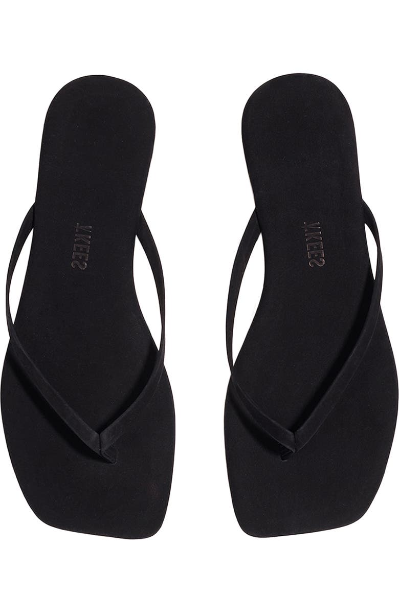 TKEES Lily Square Toe Flip Flop, Alternate, color, Sable