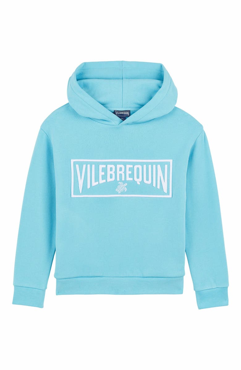 Vilebrequin Kids' 3D Logo Embroidered Hoodie, Main, color,