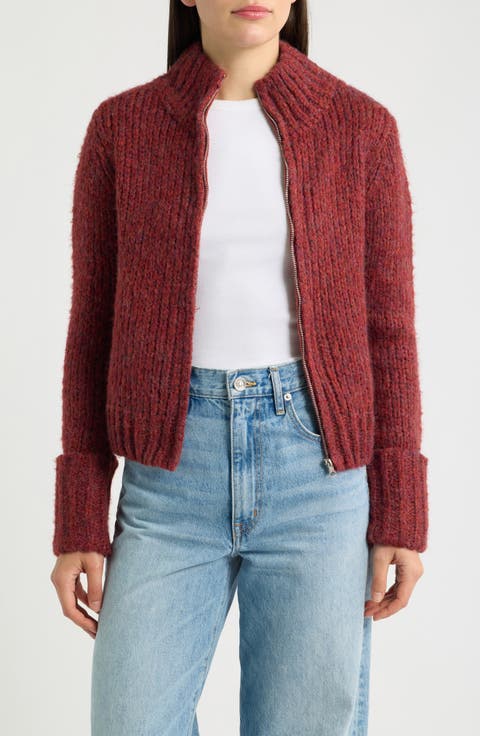 Front Zip Cardigan