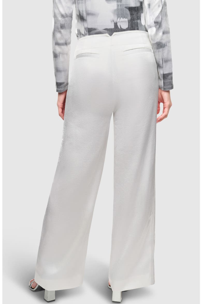 Belt Detail Wide Leg Pants, Alternate, color, IVORY
