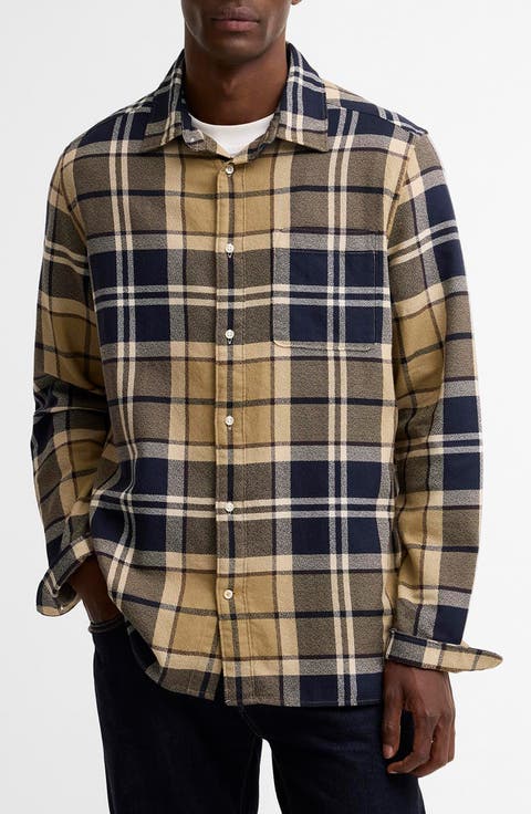 Bourne Relaxed Tartan Button Front Shirt