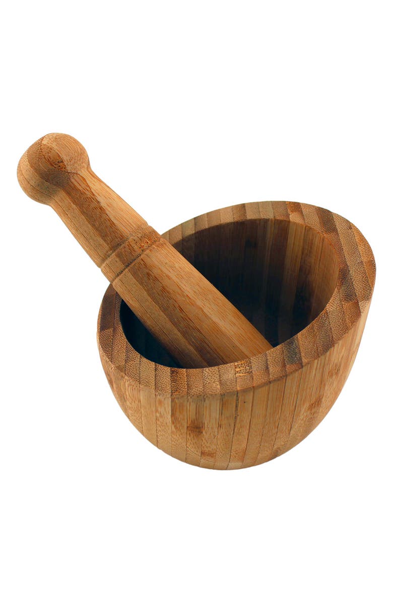 BergHOFF INTERNATIONAL 6.3" Bamboo Garlic Bowl, Main, color, Natural