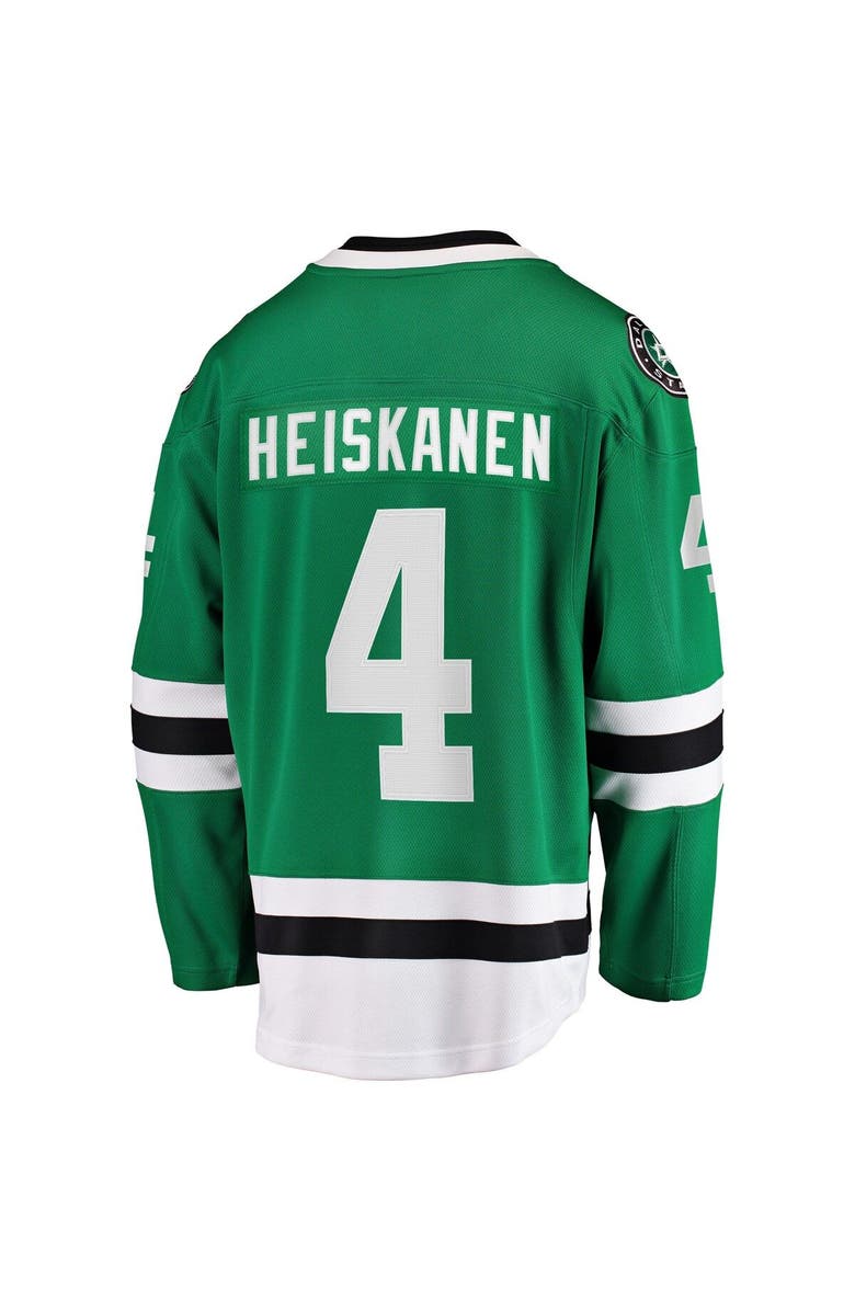 FANATICS Men's Fanatics Branded Miro Heiskanen Kelly Green Dallas Stars Home Premier Breakaway Player Jersey, Alternate, color, Kelly Green