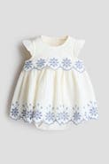 H&M Cotton Muslin Bodysuit Dress