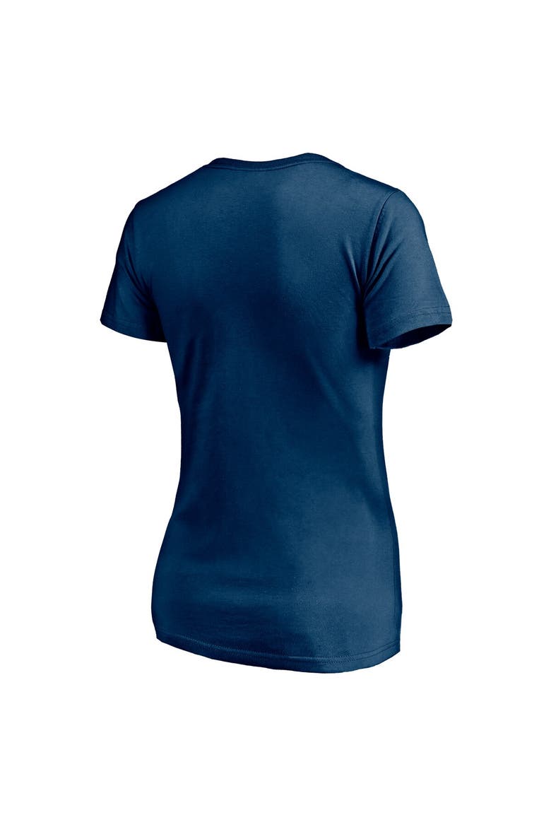 Women's Fanatics Navy USA Swimming Core Primary Logo V-Neck T-Shirt, Alternate, color, Navy