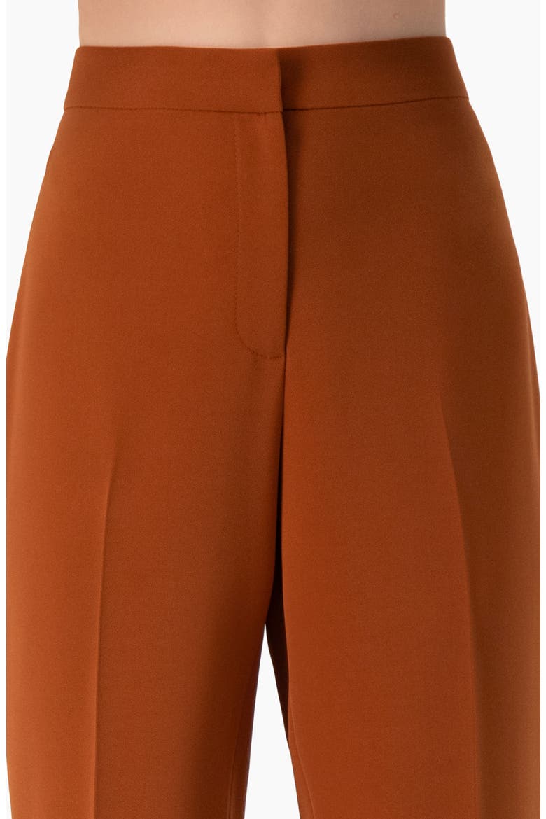 High-Rise Semi-Flare Trousers, Alternate, color, Chedron
