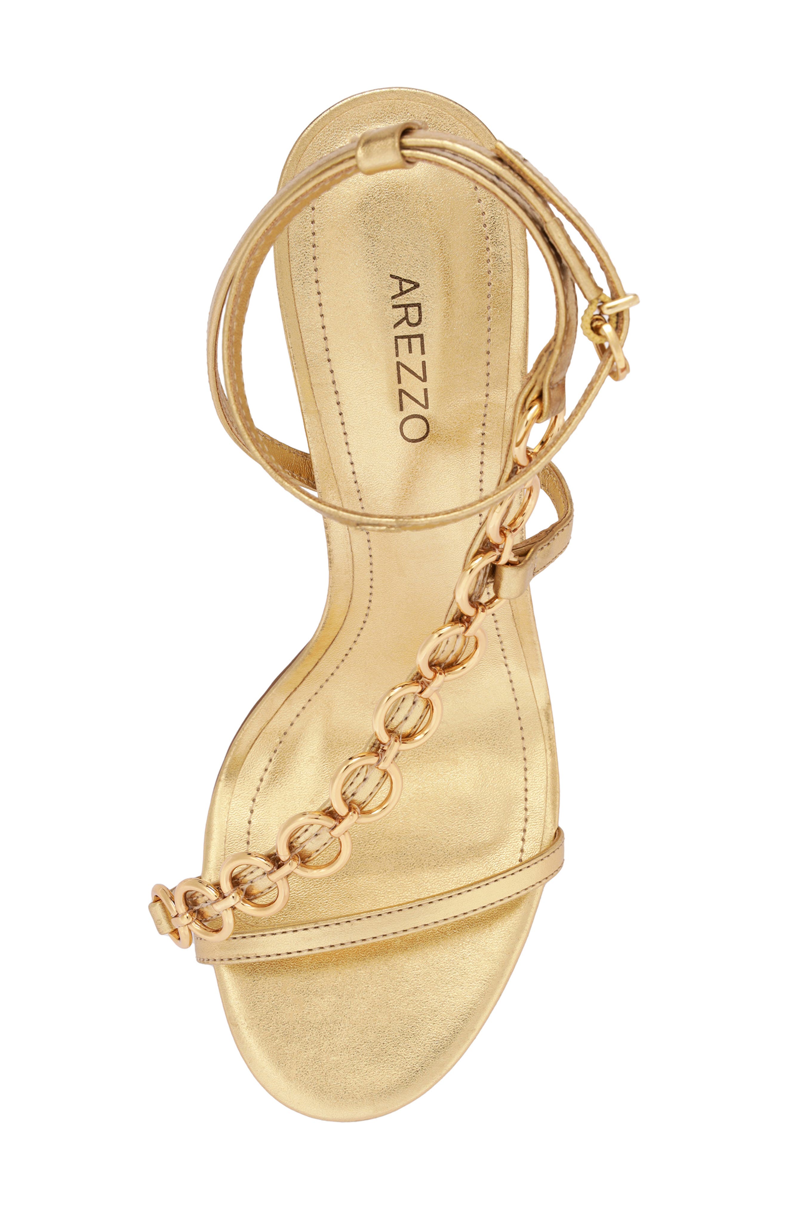 Arezzo Mackenzie High Ankle Strap Sandal, Alternate, color, 
